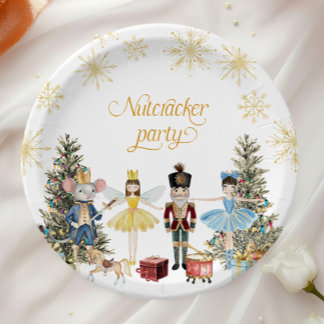 Plato De Papel Fiesta de desnucracker