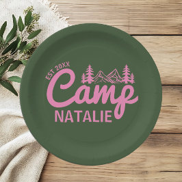 Plato De Papel Fiesta de Despedida de Soltera Personalizada en el