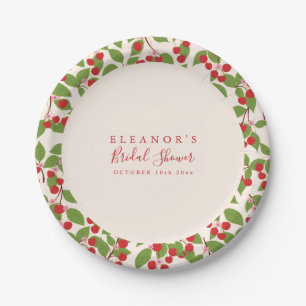 Plato De Papel Fiesta de Despedida de Soltera Personalizada Front