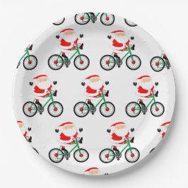 Plato De Papel Fiesta de feriado de Navidades creativos