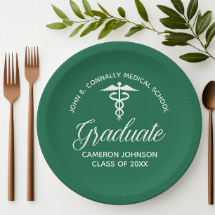 Plato De Papel Fiesta de Graduación de la Escuela de Medicina Ver