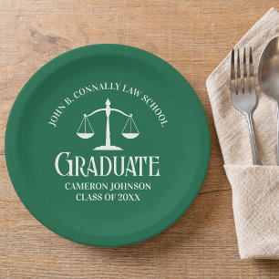Plato De Papel Fiesta de Graduación de la Facultad de Derecho Ver