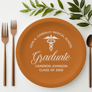 Plato De Papel Fiesta de Graduación de la Facultad de Medicina de