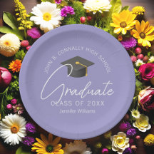 Fiesta de Graduación Personalizada Elegante Lavand