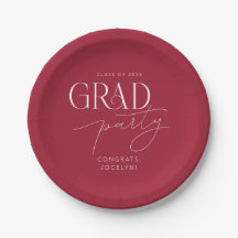 Fiesta de graduado Minimalista personalizado de bl