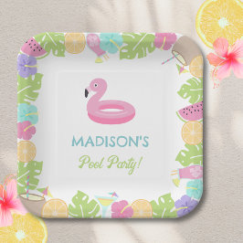 Plato De Papel fiesta de grupo de chicas