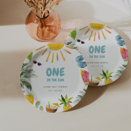 Plato De Papel Fiesta de grupo vibrante