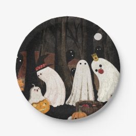 Plato De Papel Fiesta de Halloween