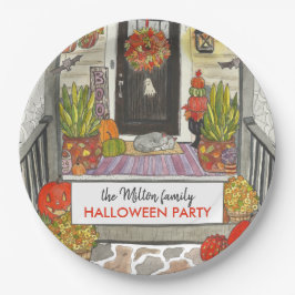 Plato De Papel Fiesta de Halloween