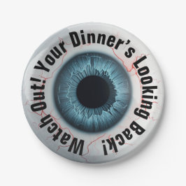 Plato De Papel ¡👁️ Fiesta de Halloween!