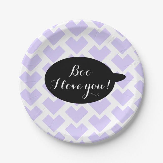 Plato De Papel Fiesta de Halloween (Anverso)