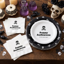 Fiesta de Halloween de Calavera y Huesos