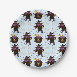 Plato De Papel Fiesta de Halloween, espeluznante y aterradora