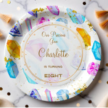 Fiesta de la Gema de Cumpleaños Crystals Chica acu