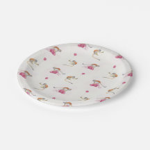 Fiesta de mono Placas de papel de cumpleaños