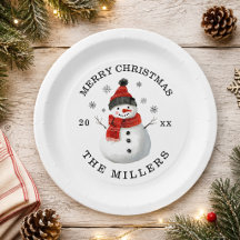 Fiesta de Navidad del Muñeco de Nieve Nombre de Fa