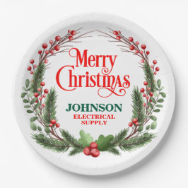 Plato De Papel Fiesta de oficina de navidades