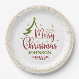 Plato De Papel Fiesta de oficina de navidades