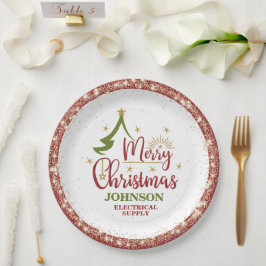 Plato De Papel Fiesta de oficina de navidades