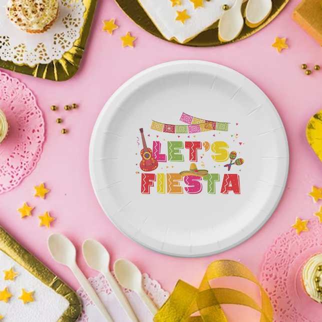 Plato De Papel Fiesta de papel Plate de fiesta temática mexicana (Subido por el creador)