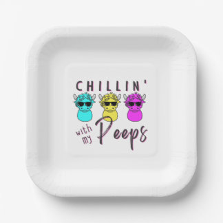 Plato De Papel Fiesta de Pascua coloca vacas populares de pascua