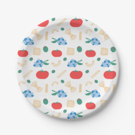 Plato De Papel Fiesta de Pasta That's Amore Despedida de Soltera