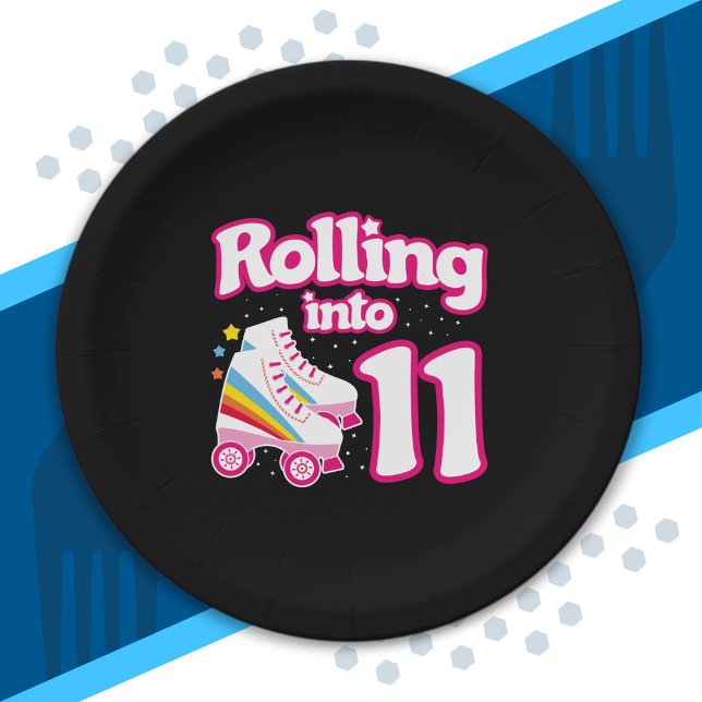 Plato De Papel Fiesta de Patinaje Infantil - Cumpleaños 11 - Pati (Subido por el creador)