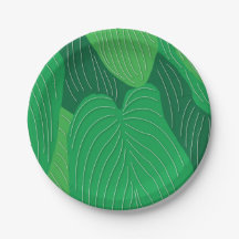 Fiesta de Patrón de Hojas Verdes