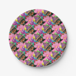 Plato De Papel Fiesta de Perro Yorkie Poo