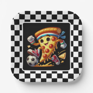 Plato De Papel fiesta de pizza de Guay Soccer