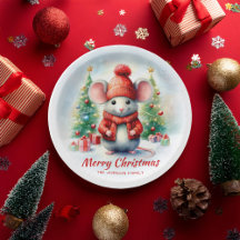 Fiesta de ratón de Navidades cutas