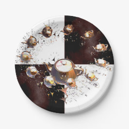 Plato De Papel Fiesta de Teapot