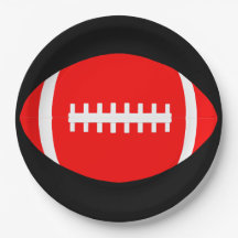 Fiesta del equipo rojo de fútbol o deporte de banq