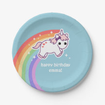 Fiesta del unicornio del arco iris