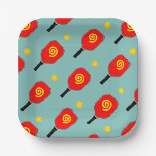 Plato De Papel Fiesta Deportivo de Baloncesto