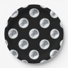 Plato De Papel Fiesta Deportivo Lacrosse