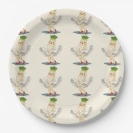 Plato De Papel ¡Fiesta en el jardín!