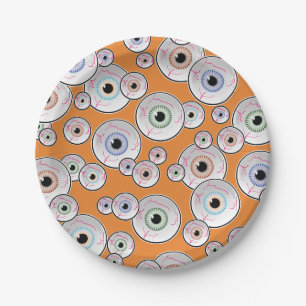 Plato De Papel Fiesta épico del ojo Googly