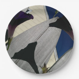 Plato De Papel Fiesta floral de encargo