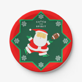 Plato De Papel Fiesta navideña de navidades