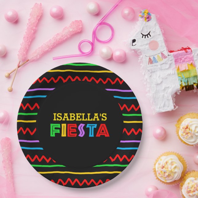 Plato De Papel Fiesta personalizada (Fiesta)