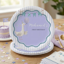 Fiesta Personalizada de Cumpleaños de Purple Goose