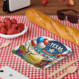 Plato De Papel Fiesta Plates Texas Way