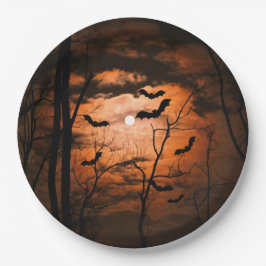 Plato De Papel Fiesta Spooktacular Full Moon Costume