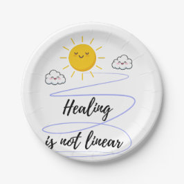 Plato De Papel Fiesta Sunshine | Papel feliz de sol y nubes