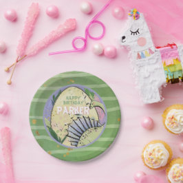 Plato De Papel Fiesta temática de dinosaurios