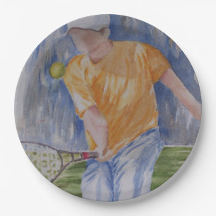 PLATO DE PAPEL FIESTA TENNIS
