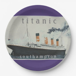Plato De Papel Fiesta TITANIC