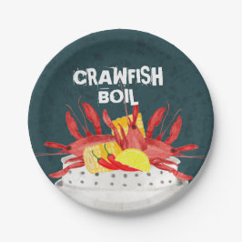 Plato De Papel Fiesta veraniego de mariscos