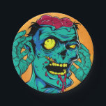 Plato De Papel Fiesta Zombie Birthday Halloween Kids<br><div class="desc">LLAMANDO A TODOS LOS HUNTERS DE ZOMBIE A QUE AYUDEN A CELEBRAR EL CUMPLEAÑOS</div>